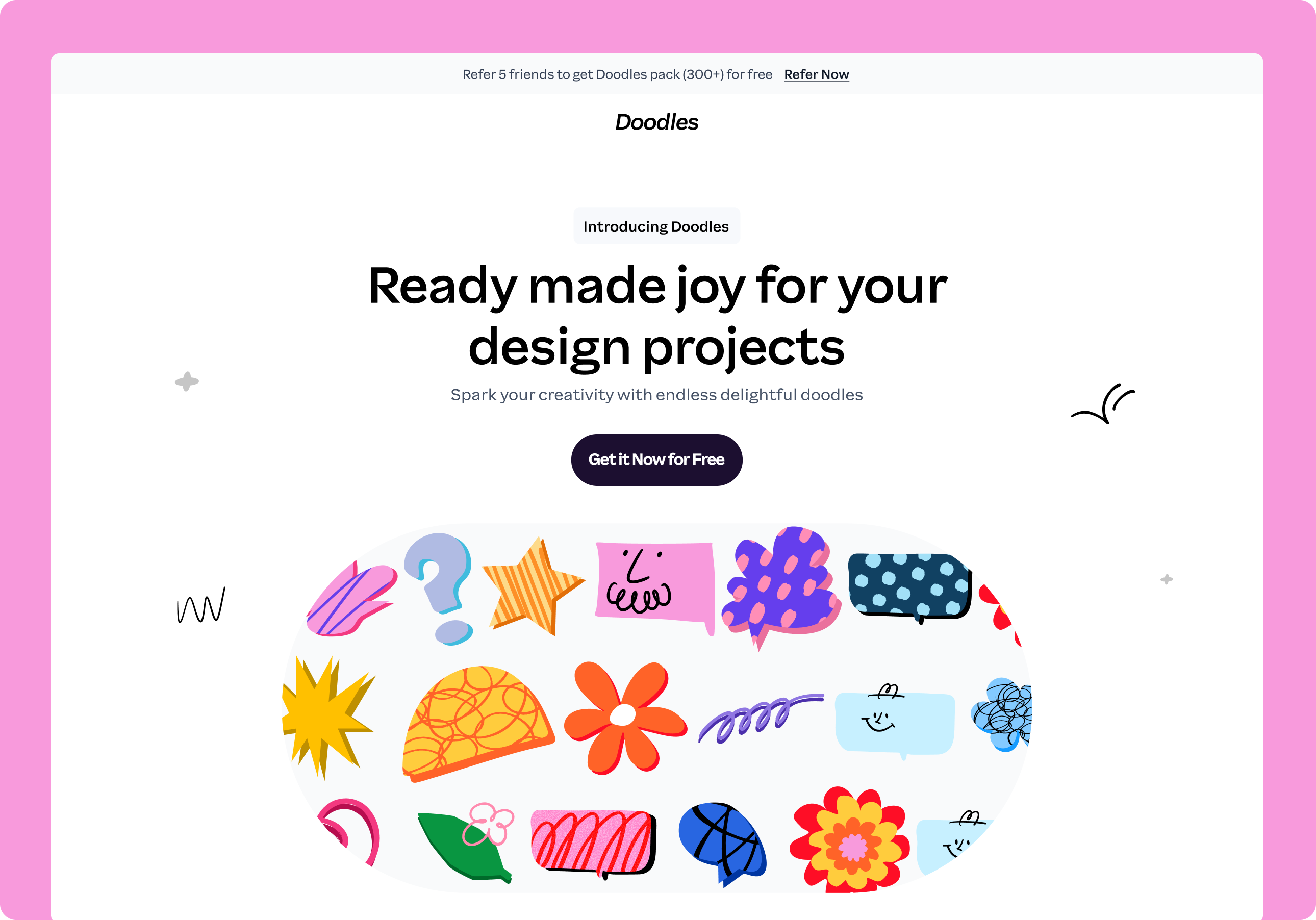 Doodles illustration resource site